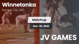 Matchup: Winnetonka High vs. JV GAMES 2020