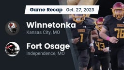 Recap: Winnetonka  vs. Fort Osage  2023