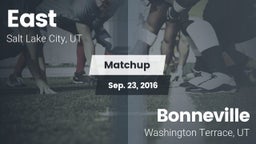 Matchup: East  vs. Bonneville  2016
