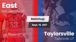 Matchup: East  vs. Taylorsville  2017
