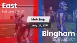 Matchup: East  vs. Bingham  2018