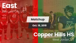 Matchup: East  vs. Copper Hills HS 2018