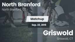 Matchup: North Branford High vs. Griswold  2016