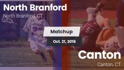 Matchup: North Branford High vs. Canton  2016