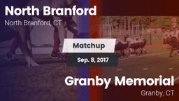 Matchup: North Branford High vs. Granby Memorial  2017