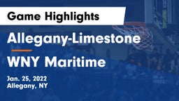 Allegany-Limestone  vs WNY Maritime Game Highlights - Jan. 25, 2022