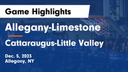 Allegany-Limestone  vs Cattaraugus-Little Valley Game Highlights - Dec. 5, 2023