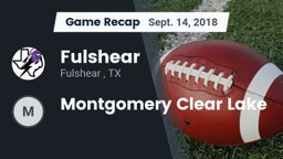 Recap: Fulshear  vs. Montgomery Clear Lake 2018