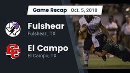 Recap: Fulshear  vs. El Campo  2018