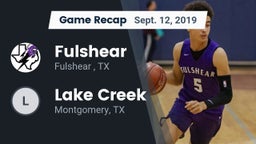 Recap: Fulshear  vs. Lake Creek  2019