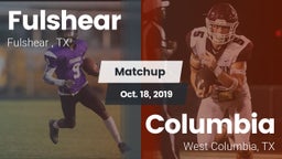 Matchup: Fulshear  vs. Columbia  2019