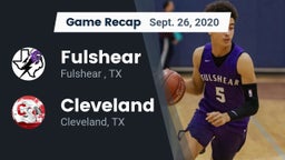 Recap: Fulshear  vs. Cleveland  2020