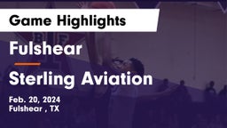 Fulshear  vs Sterling Aviation  Game Highlights - Feb. 20, 2024