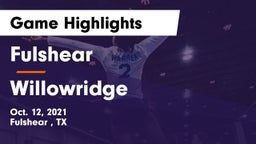 Fulshear  vs Willowridge  Game Highlights - Oct. 12, 2021