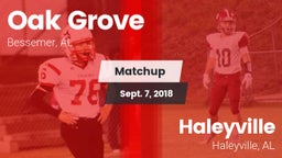Matchup: Oak Grove High vs. Haleyville  2018