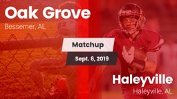 Matchup: Oak Grove High vs. Haleyville  2019