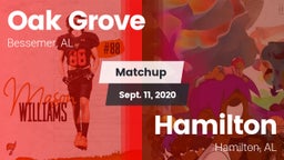 Matchup: Oak Grove High vs. Hamilton  2020