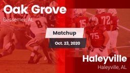 Matchup: Oak Grove High vs. Haleyville  2020