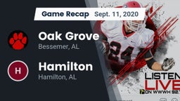 Recap: Oak Grove  vs. Hamilton  2020