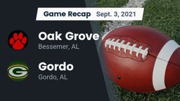Recap: Oak Grove  vs. Gordo  2021