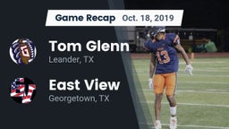 Recap: Tom Glenn  vs. East View  2019