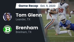 Recap: Tom Glenn  vs. Brenham  2020