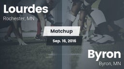 Matchup: Lourdes  vs. Byron  2016