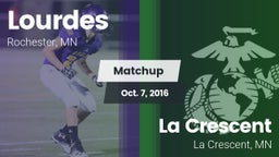 Matchup: Lourdes  vs. La Crescent  2016