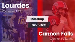 Matchup: Lourdes  vs. Cannon Falls  2019