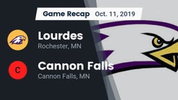 Recap: Lourdes  vs. Cannon Falls  2019
