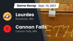 Recap: Lourdes  vs. Cannon Falls  2021