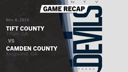 Recap: Tift County  vs. Camden County  2016
