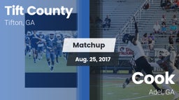 Matchup: Tift County High vs. Cook  2017