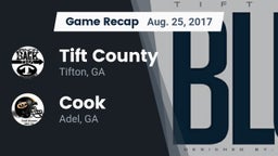 Recap: Tift County  vs. Cook  2017
