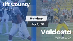 Matchup: Tift County High vs. Valdosta  2017