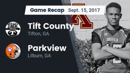 Recap: Tift County  vs. Parkview  2017