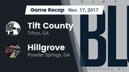 Recap: Tift County  vs. Hillgrove  2017