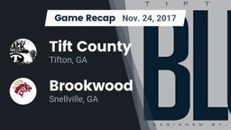 Recap: Tift County  vs. Brookwood  2017