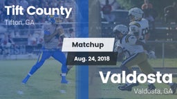 Matchup: Tift County High vs. Valdosta  2018