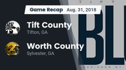 Recap: Tift County  vs. Worth County  2018