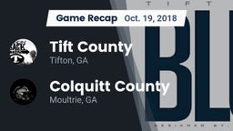 Recap: Tift County  vs. Colquitt County  2018