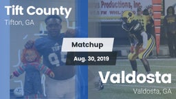 Matchup: Tift County High vs. Valdosta  2019