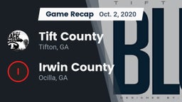 Recap: Tift County  vs. Irwin County  2020