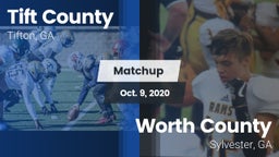 Matchup: Tift County High vs. Worth County  2020