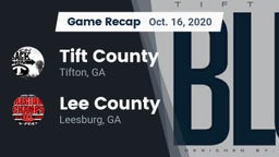 Recap: Tift County  vs. Lee County  2020