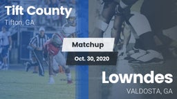 Matchup: Tift County High vs. Lowndes 2020