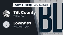 Recap: Tift County  vs. Lowndes 2020