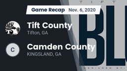 Recap: Tift County  vs. Camden County 2020