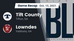 Recap: Tift County  vs. Lowndes  2021