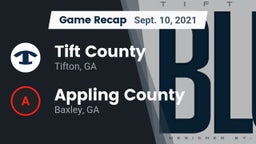 Recap: Tift County  vs. Appling County  2021